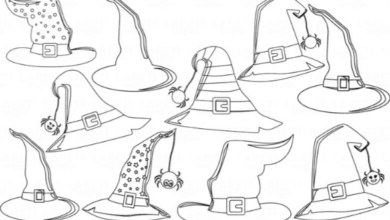 Outline:4wh0tvrssk8= Witch Hat Clipart