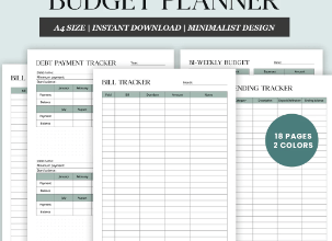 Printable:0y9iyc0-_Qc= Budget Planner Template