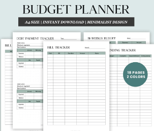 Printable:0y9iyc0-_Qc= Budget Planner Template