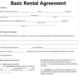 Printable:0yk1cmlw3cw= Basic Rental Agreement Fillable