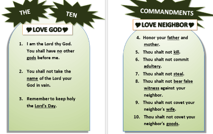 Printable:2e6mk2jzaoa= Ten Commandments