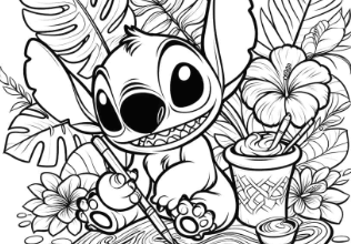 Printable:4qlybpawtmw= Lilo and Stitch Coloring Pages