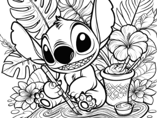 Printable:4qlybpawtmw= Lilo and Stitch Coloring Pages