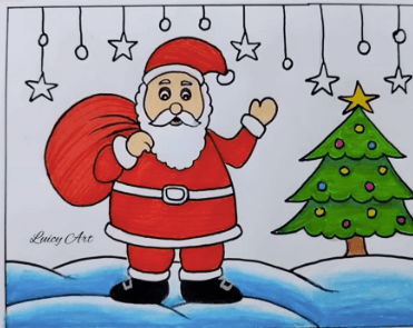 Drawing:4oyh4y0aqsa= Christmas:-H36anon8bk= Santa Claus