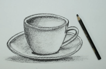 Drawing:9hc3kiuxcou= Tea Cup