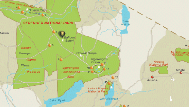 Physical Map:-J2puc8hglq= Serengeti Plain