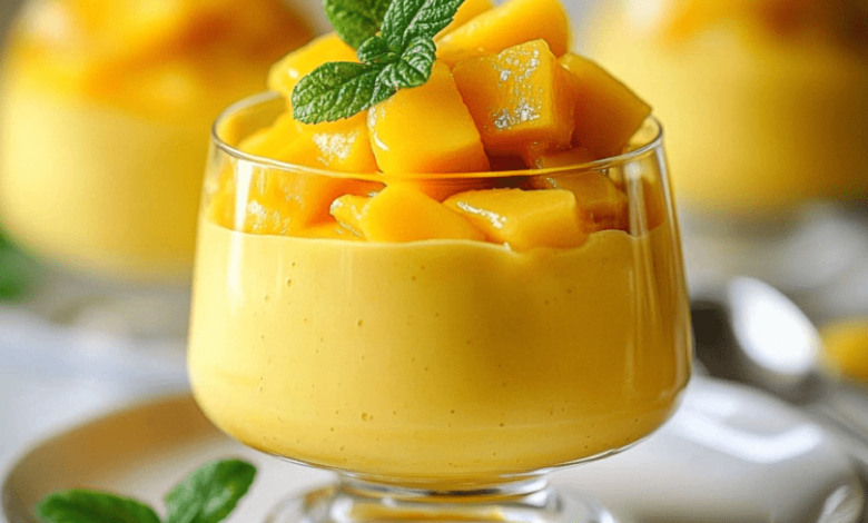 Quick Mango Mousse Recipes Using Ingredients from Online Grocery Apps